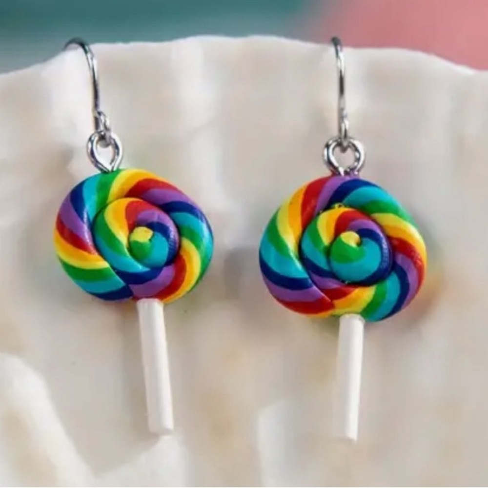 NWOT lollipop earrings